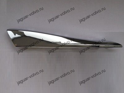 Хром переднего бампера правый Jaguar XF рестаил