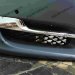 Молдинг хром переднего бампера правый Jaguar XJ351 2015